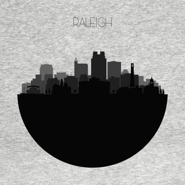 Raleigh Skyline by inspirowl